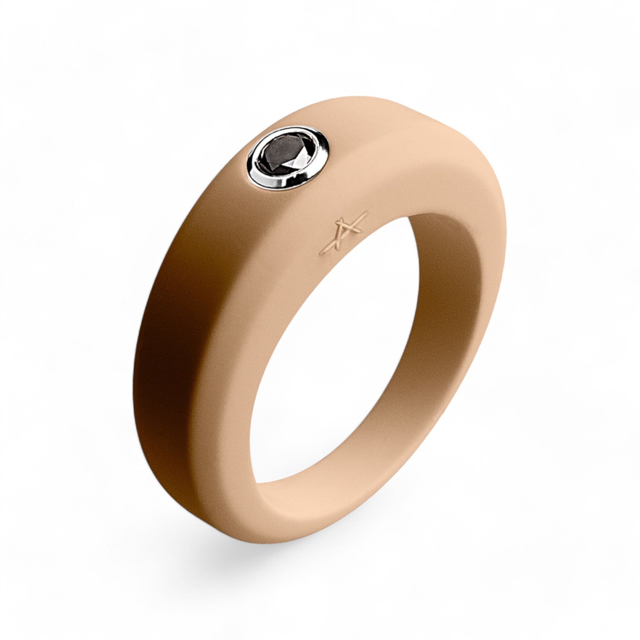 Bague café en silicone