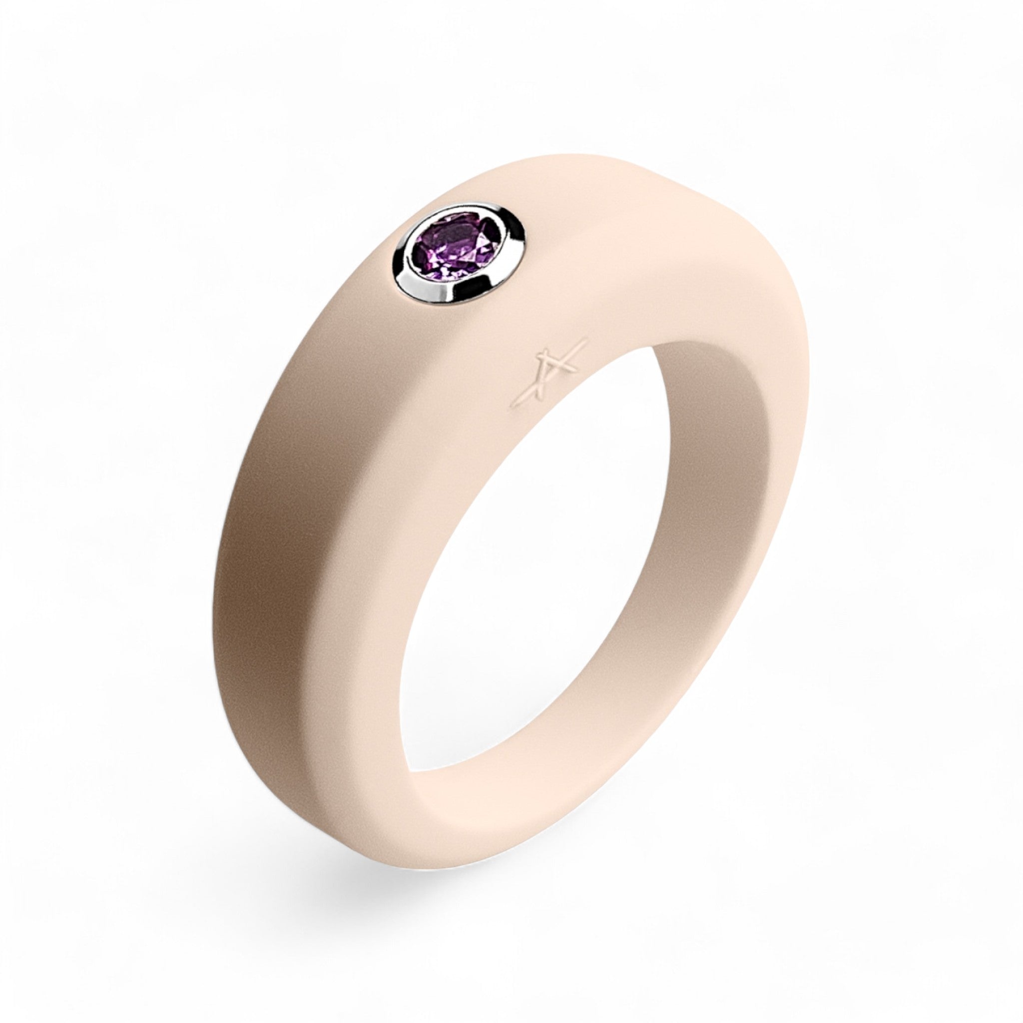 Bague sable en silicone